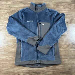 Mountain Hardwear Men's Polartec High Loft Jacket Medium Blue Full Zip